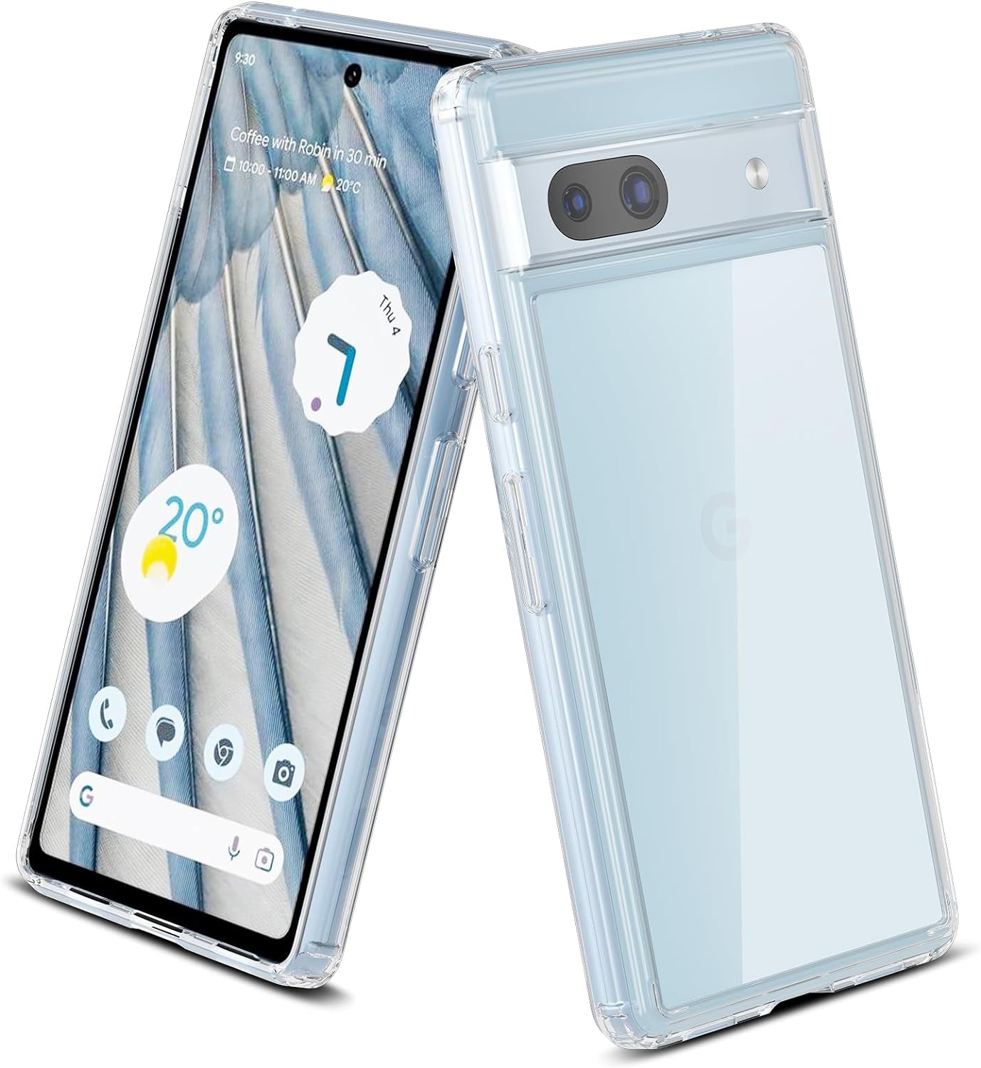 Meliya for Google Pixel 6 Case, Soft TPU Bumper with PC Hard Back Shockproof Anti-Scratched Phone Case Cover for Google Pixel 6 (Clear)  Meliya Clear Google Pixel 7A 