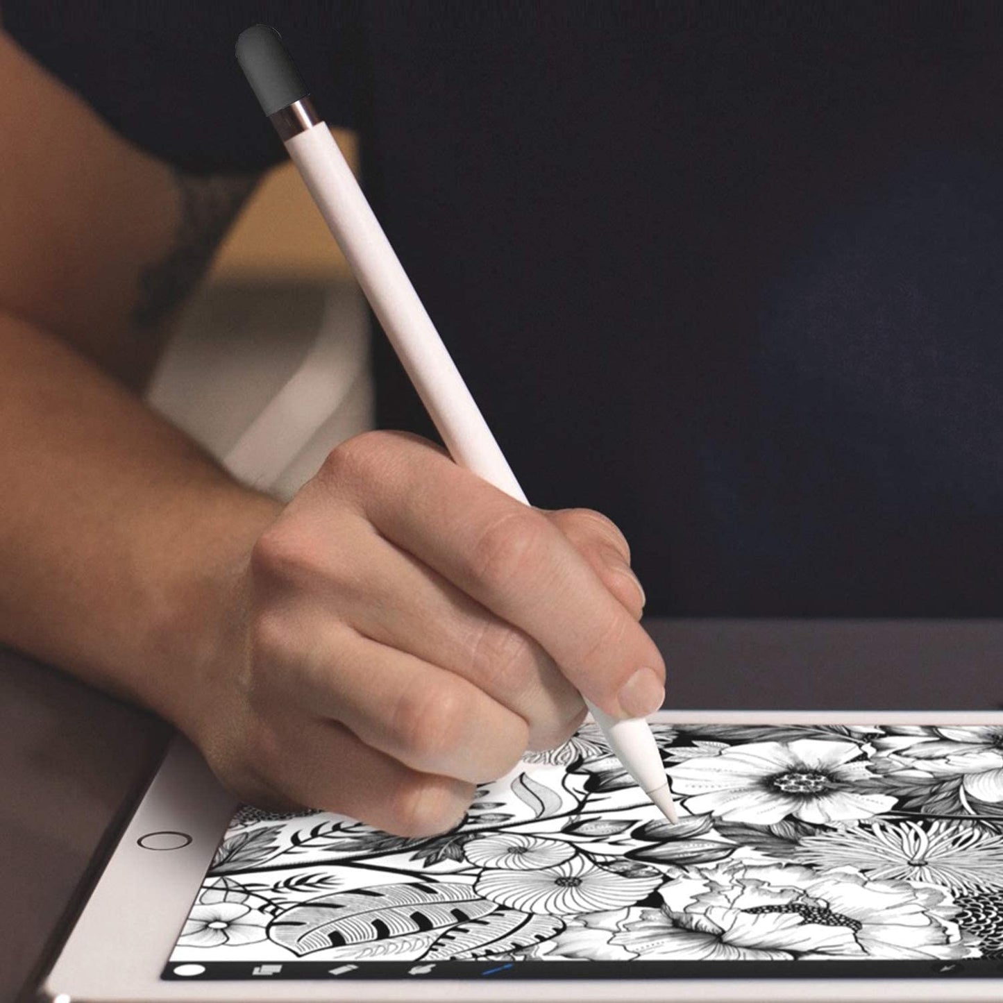 Cobak Replacement Cap for Apple Pencil - Silicone Protective Cap Cover for Apple Pencil 1St Generation (6 Pack)  CoBak   