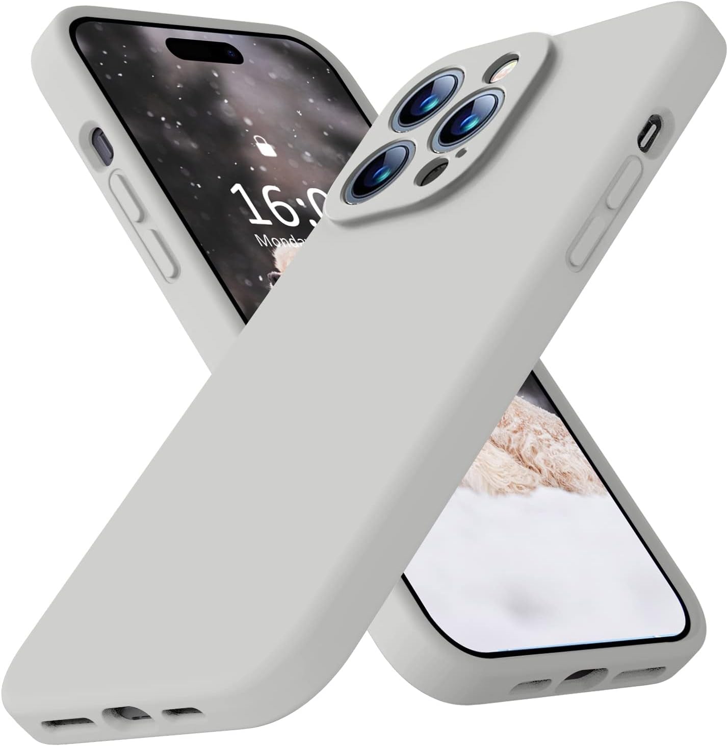 Ktele Compatible with Iphone 14 Pro Case, Ab-Grade Liquid Silicone Case, [Four Corner 50+Tiny Airbags Shockproof] [Soft Microfiber Lining Anti-Scratch] Camera All-Round Protection Case-Blue  Ktele   