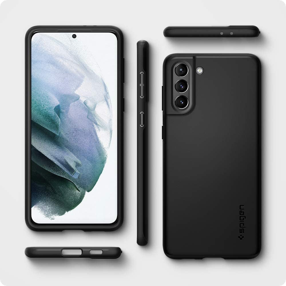 Spigen Thin Fit Designed for Galaxy S21 Case (2021) - Black  Spigen   