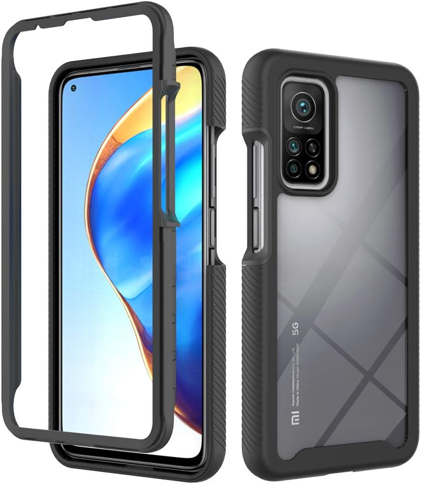 Case for Xiaomi Mi 10T 5G Case Cover ,Anti-Fall and Shock-Absorbing Protective Cover Case for Xiaomi Mi 10T Pro 5G M2007J3SI M2007J3SG / Mi 10T 5G M2007J3SY / Redmi K30S 5G M2007J3SC Case Purple  QiongNi Black  