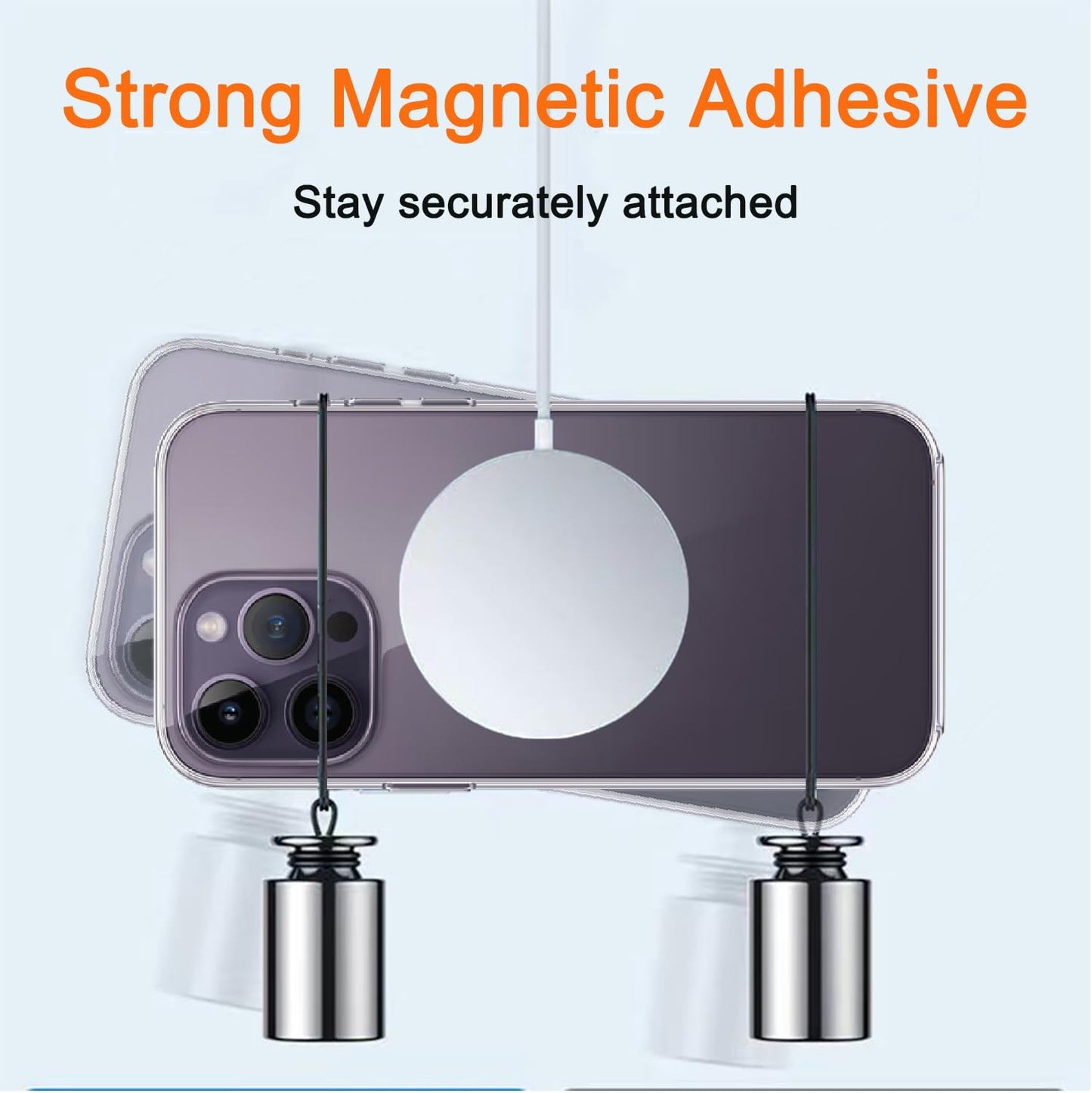 COJOC 5PCS for Universal Magnetic Adapter Ring,Magnet Sticker Compatible with Wireless Charging Accessories for Iphone 14/13/12 Mini Pro Max,For Galaxy S22/S21 Ultra and Phone Case,White  COJOC   