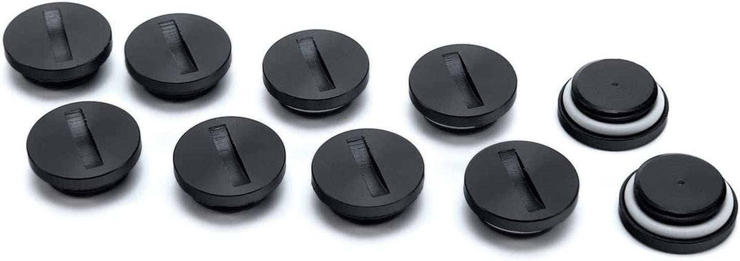 EKWB Ek-Plug G1/4" Acetal, Black, 10-Pack  EKWB   