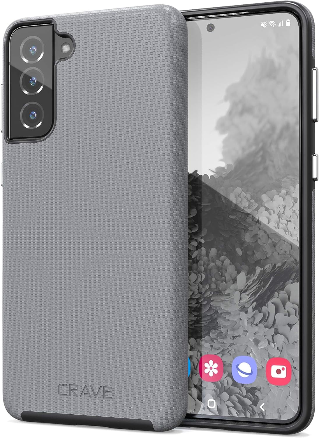 Crave Dual Guard for Galaxy S21+ Case, Shockproof Protection Dual Layer Case for Samsung Galaxy S21 Plus, S21+ 5G (6.7 Inch) - Navy  Crave Slate  