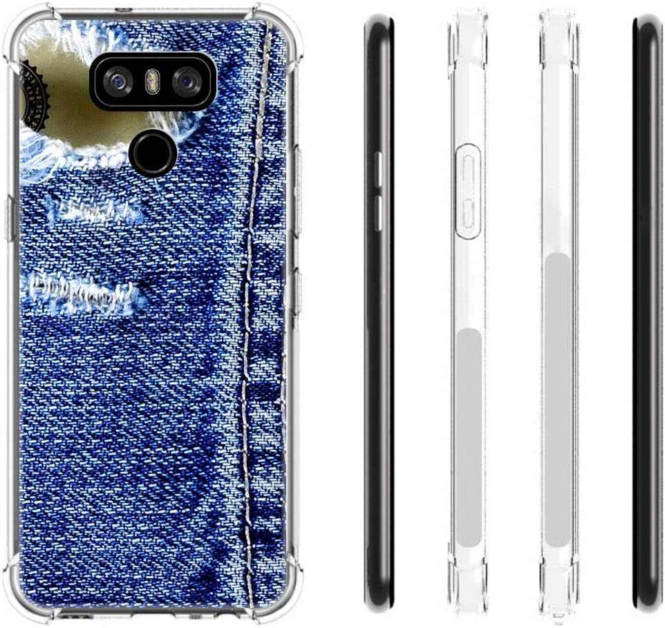 SHUMEI Phone Case for LG G6 with Screen Protector,Clear Soft TPU Bumper Protective Cover Creative Personality Design  SHUMEI   