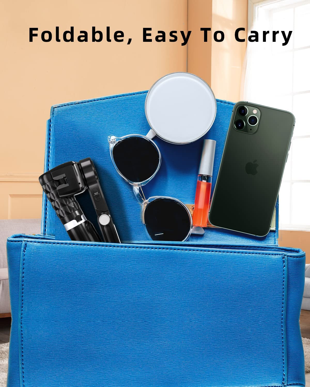 Gimbal Stabilizer with Phone Tripod for Iphone: Handheld Gimble with Remote Selfie Stick & 360 Face Tracking Stand for Iphone & Samsung Smartphone Mobile Camera Recording | Vlogging Tiktok Video  ZIZUTTIN   