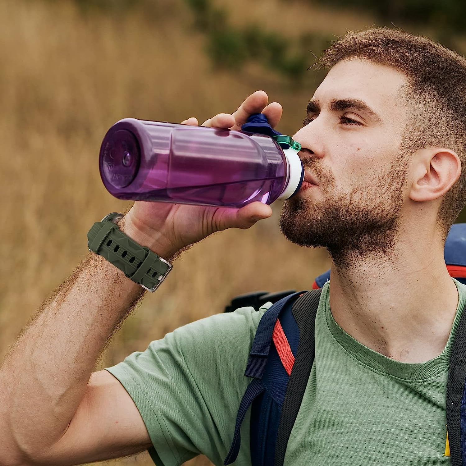 Bandiction Sport Band Compatible with Apple Watch Ultra Band 49Mm 45Mm 44Mm 42Mm, Soft Silicone Replacement Strap for Iwatch Series 8/7/6/5/4/3/2/1/Se/Ultra, Designed for Men  Bandiction   