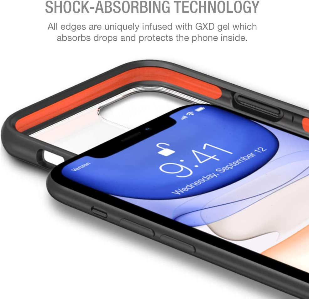 Xdesign Hyperpro Series Designed for Apple Iphone 11 Pro Case (2019 5.8") Slim Fit/Gxd Cushion Drop Protection - Black  XDesign   