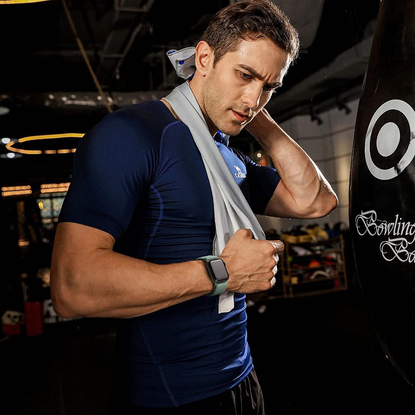 Maledan 10 Pack Stretchy Solo Loop Compatible with Apple Watch Band 38Mm 40Mm 41Mm 42Mm 44Mm 45Mm 49Mm Women Men, Soft Nylon Elastic Braided Strap Wristbands for Iwatch Series Ultra/8/7/6/5/4/3/2/1/Se  Maledan   