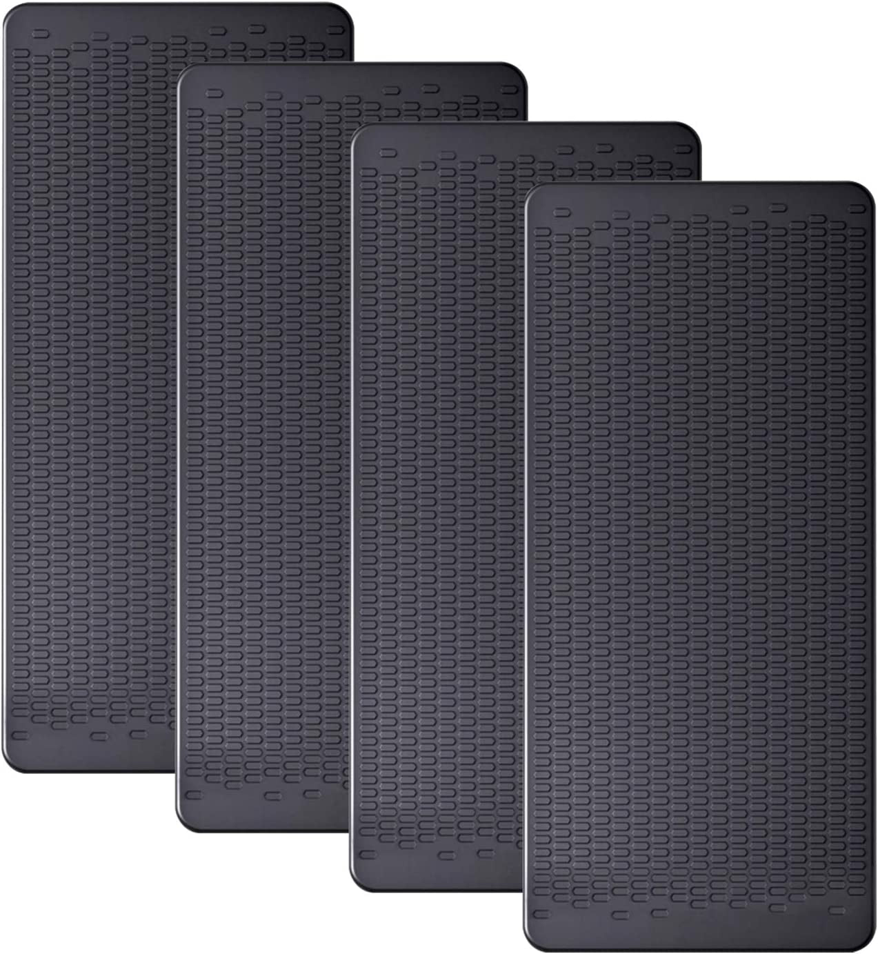 JIMISHA anti Slip Pad Sticky Gripping Pad Sticky Gel Pad Multifunctional Fixate Gel Pads Non-Slip Mounting Pad Cell Pad, 6.3 X 2.8 Inch (2 Pack)  JIMISHA 4 Pack  