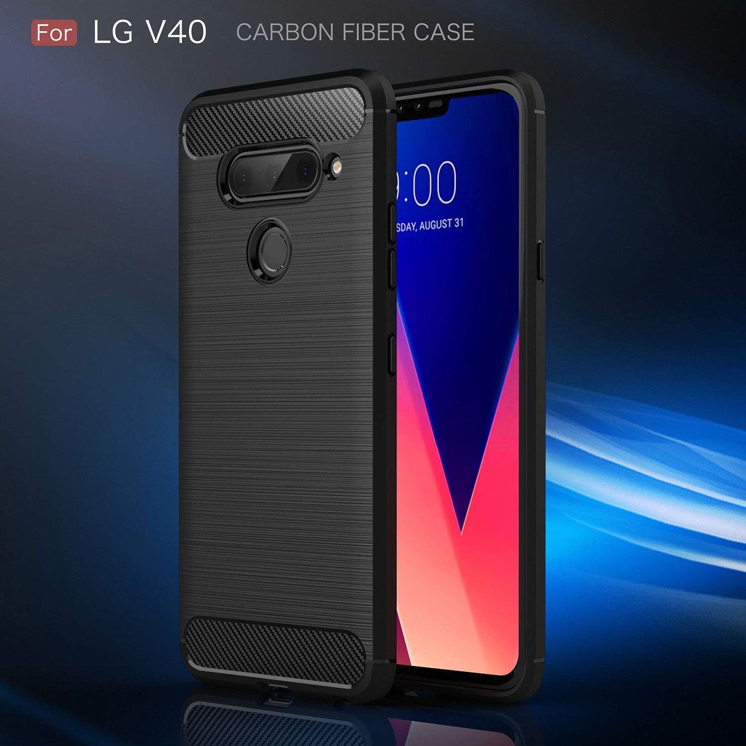Superguardz for LG V40 Thinq Case, Heavy Duty Slim Shockproof Protective Cover Armor  SuperGuardZ   