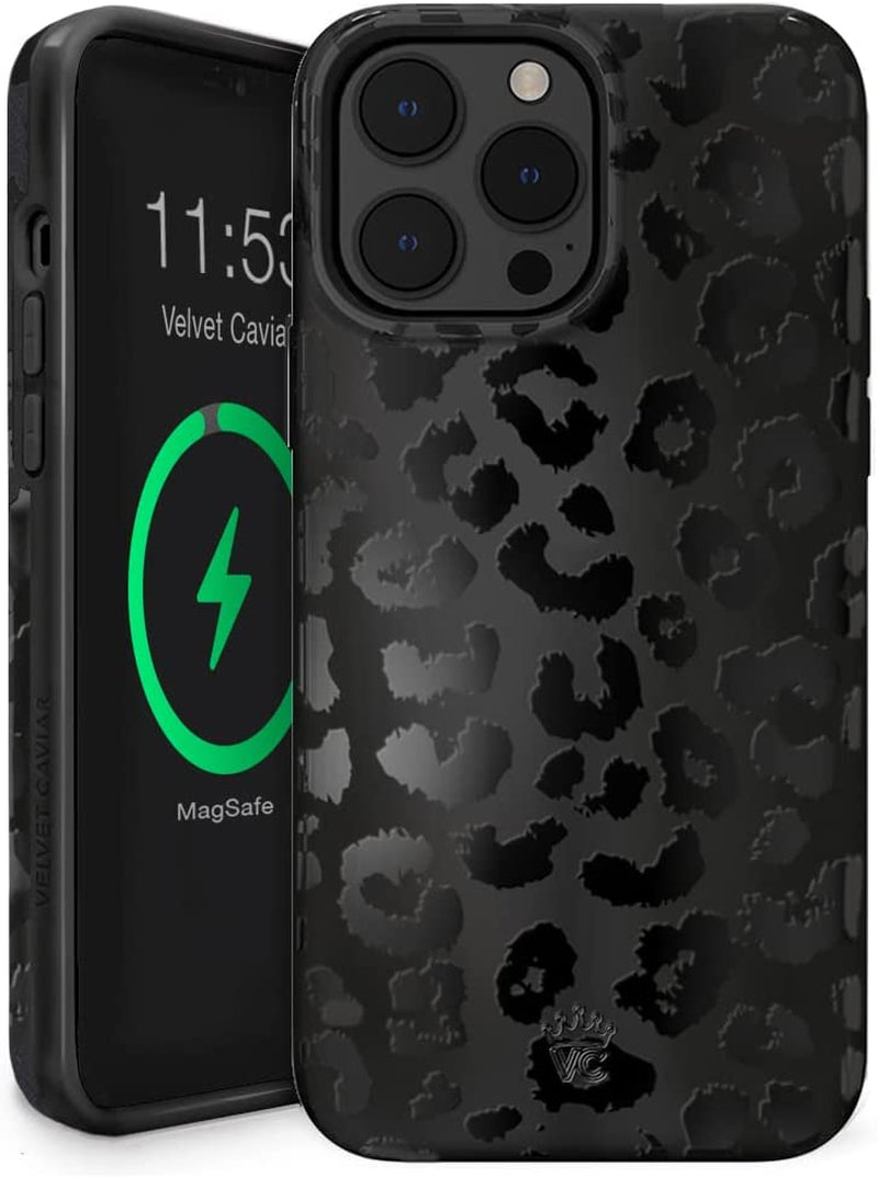 Velvet Caviar X Bratz Designed for Iphone 14 Pro Max Case for Women [8Ft Drop Tested] Cute Protective Bratz Dolls Accessories Phone Cases - Clear Glitter  Velvet Caviar Black Leopard Iphone 14 Pro Max 