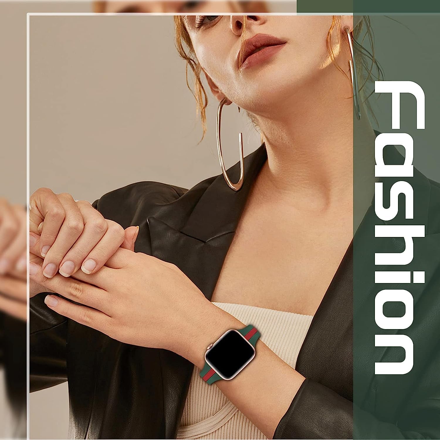 Iwabcertoo Designer Sport Bands Compatible with Apple Watch Band 38Mm 40Mm 41Mm 42Mm 44Mm 45Mm Women, Slim Soft Silicone Strap Replacement Wristbands Compatible for Iwatch Series 8/7/6/5/4/3/2/1/SE  iWabcertoo   