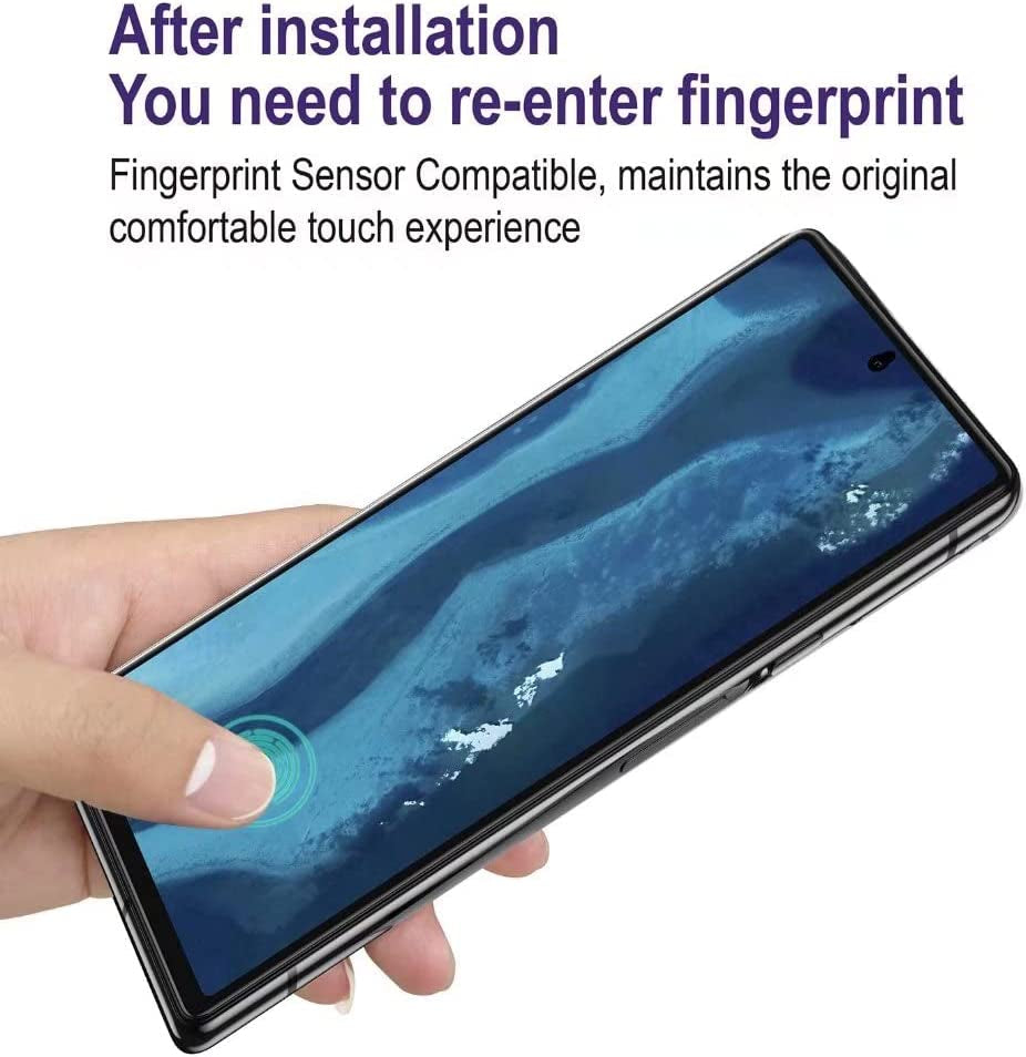 [Fingerprint Compatible][2 Pack] Tempered Glass for Google Pixel 6 Screen Protector[2021], with [Alignment] Designed for Pixel 6, Anti-Fingerprint, Anti-Scratch, No-Bubble, Case Friendly  Better Future Glass   