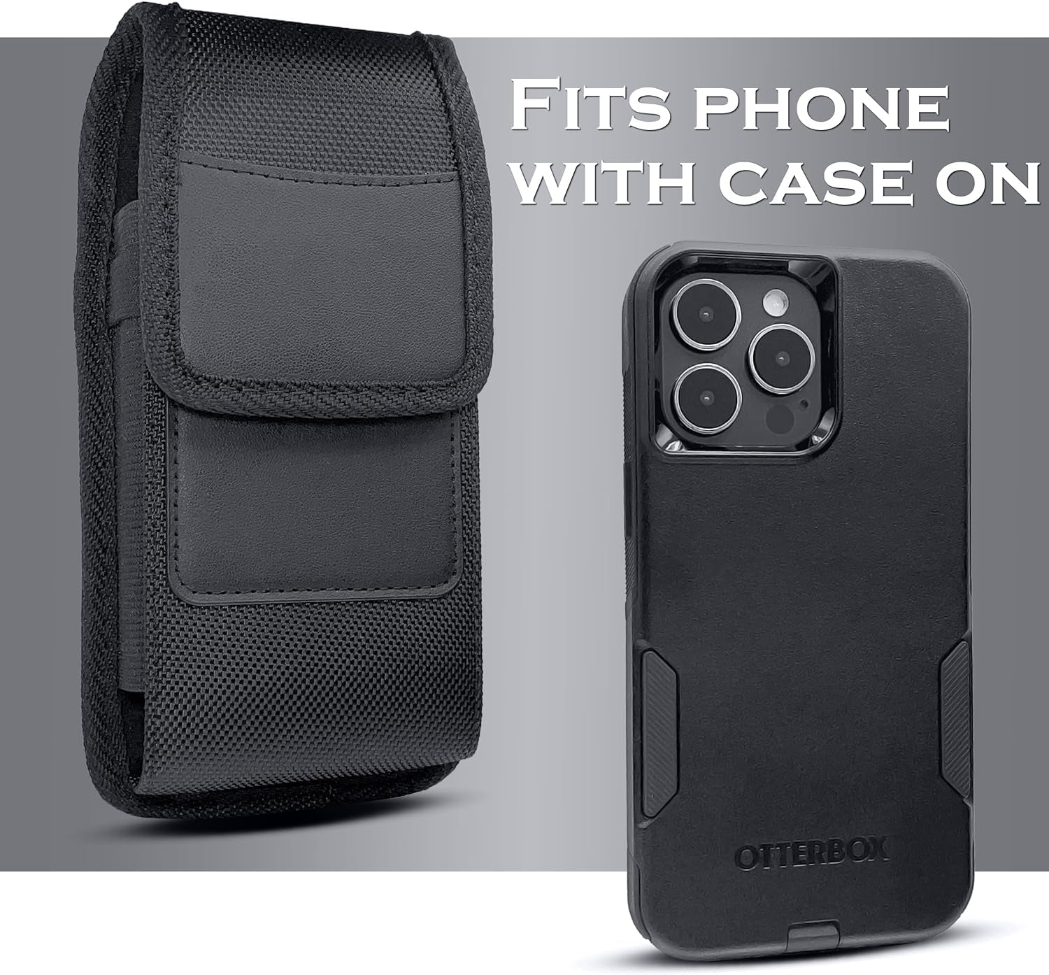 Meilib Holster for Galaxy S23 Ultra, S22 Ultra, S21 Ultra, S20 Ultra, Note 20 Ultra Cell Phone Belt Holder Case with Belt Clip, ID Card Storage Carrying Pouch Cover (Fits Samsung Phones with Cases On)  Meilib   