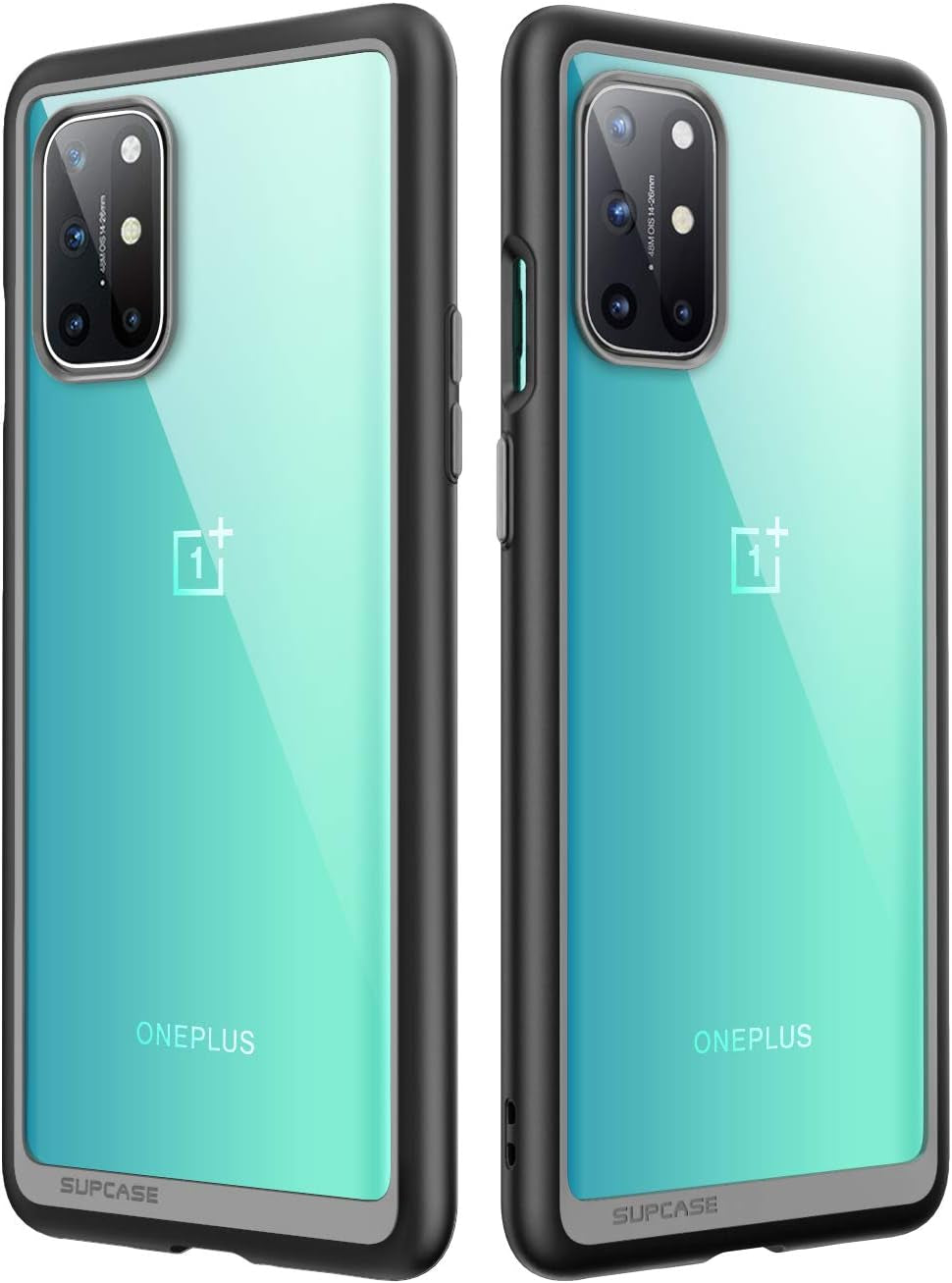 SUPCASE Unicorn Beetle Style Series Case Designed for Oneplus 8T, Premium Hybrid Protective Clear Case for Oneplus 8T 5G (Black)  SUPCASE   