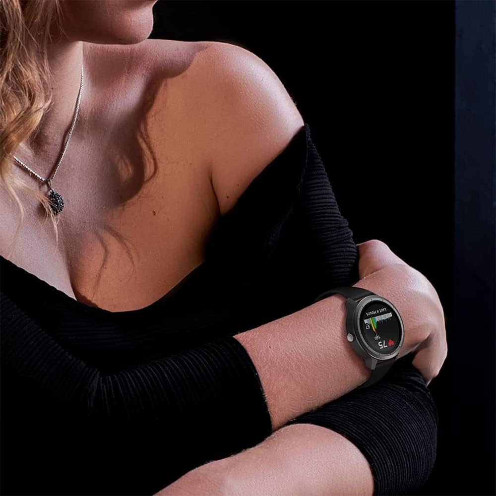 AEHON Slim Narrow Bands for Garmin Vivoactive 3/3 Music/Forerunner 245/645/Vivomove Hr/Venu Sq 20Mm Soft Silicone Sport Wristbands  AEHON   