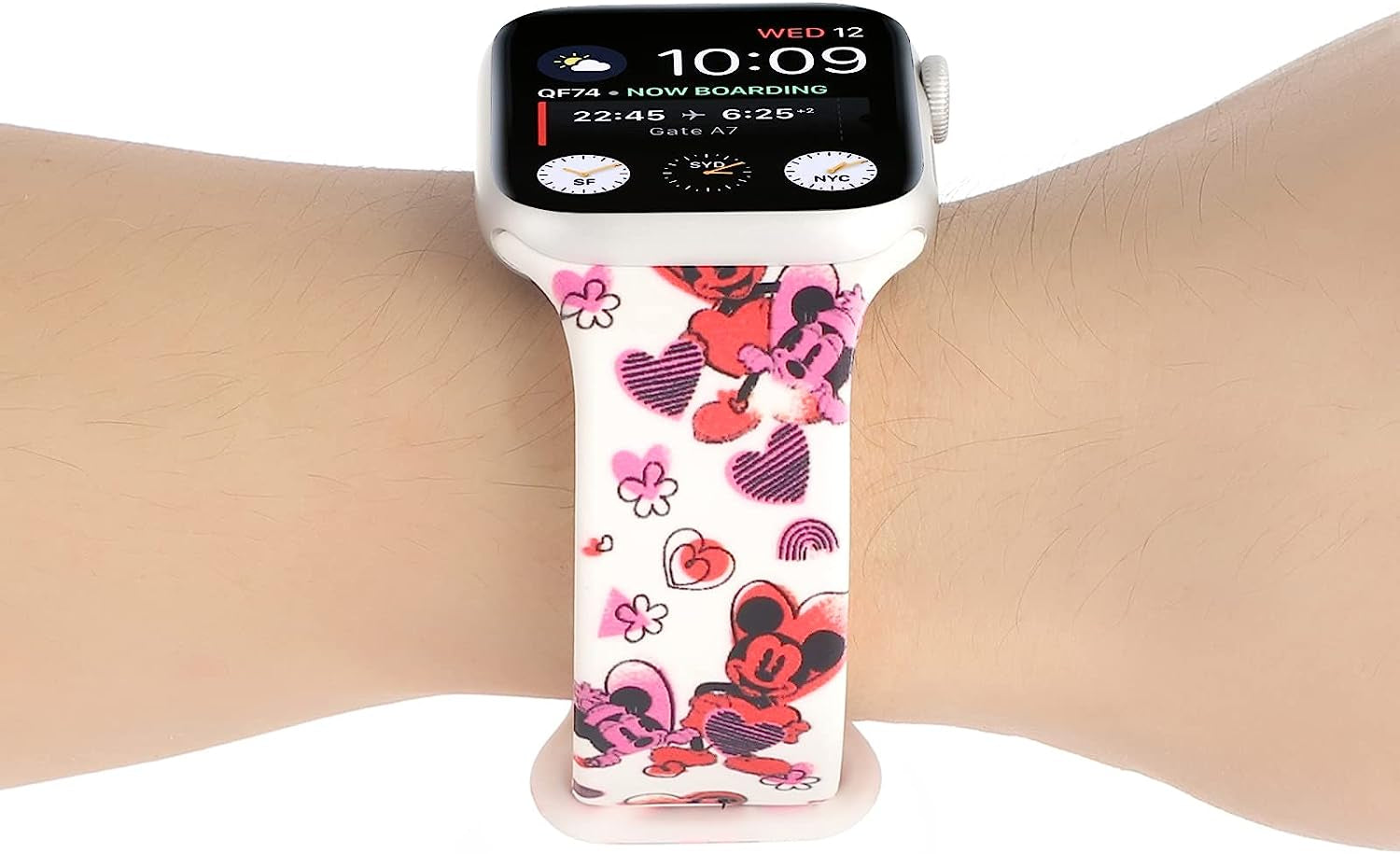 Onederhome Band Compatible with Apple Watch Bands 38 40 41Mm, Cartoon Silicone Printed Fadeless Cute Band for Girl Boy Iwatch Series 7 6 5 4 3 2 Se (KN, 38/40/41Mm)  OnederHome   