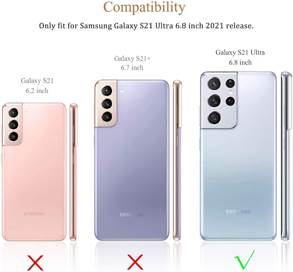 PERRKLD for Samsung Galaxy S21 Ultra Case with Slide Camera Cover Cute Sunflowers Floral for Women Girls Anti-Scratch Hard PC Shockproof Protective Phone Case Cover for Samsung S21 Ultra 6.8 Inch  PERRKLD   