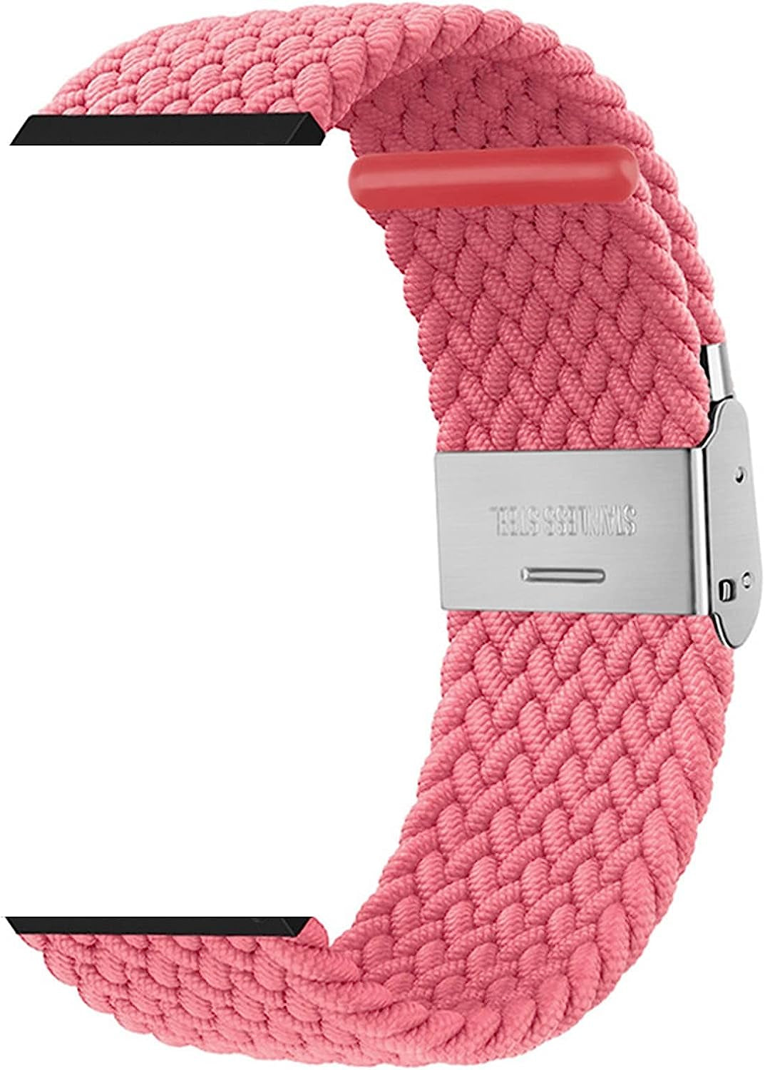 GQMYOK Braided Nylon Watchbands for Garmin Quickfit Watch Band 22Mm  GQMYOK Pink Quickfit 22mm 