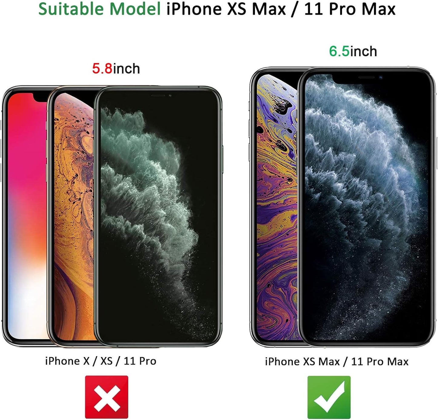 NEW'C [3 Pack] Designed for Iphone 11 Pro Max, Iphone XS Max (6.5") Screen Protector Tempered Glass, Case Friendly Ultra Resistant  NEW'C   