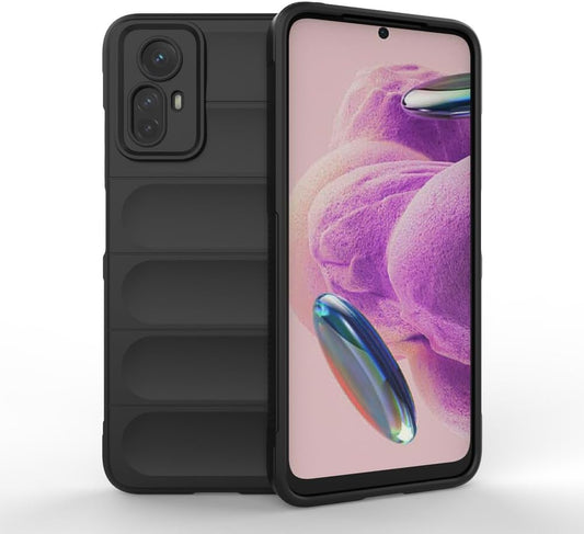 Elubugod Compatible with Xiaomi Redmi Note 12S 4G Case Cover,Tpu Mobile Phone Soft Compatible with Xiaomi Redmi Note 12S 4G 2303CRA44A Case Cover Black  Elubugod   