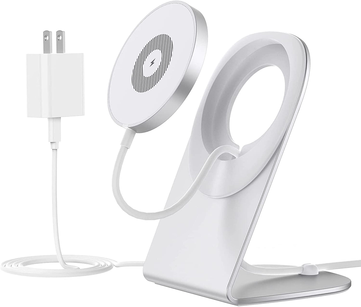 Magnetic Wireless Charger for Apple Series, Mag-Safe Charger Stand 15W Fast Wireless Charging Stand/Pad+5Ft USB-C Cable for Iphone 14 13 12 Pro Max Mini, Airpods(With 20W USB-C PD Adapter)Mag Chargers  Shenzhen Dsenbor Technology Co.,Ltd.   