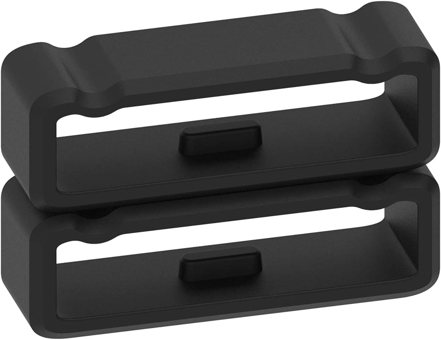 E ECSEM 6PCS Silicone Replacement Watch Band Loop Holder Keeper for 14Mm, 16Mm, 18Mm, 20Mm, 21Mm, 22Mm, 24Mm, 26Mm, 28Mm, 30Mm Fastener Rings Secure Rings Connector Band Loop Keeper  E ECSEM   