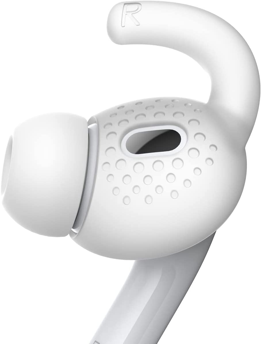 Gcioii 3 Pairs for Airpods Pro 2 Ear Hooks Covers [Added Storage Pouch] Anti-Slip Accessories Compatible with Apple Airpods Pro 2Nd Generation (White)  Gcioii Translucent  