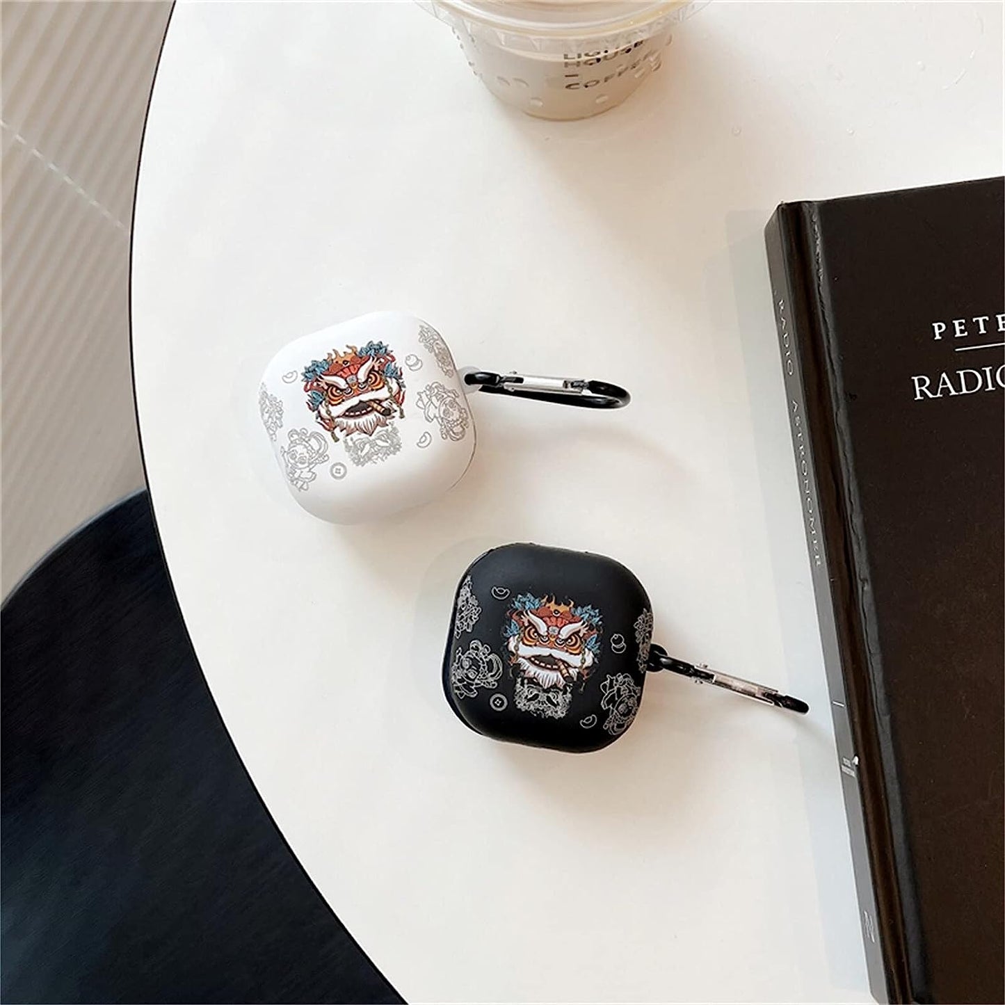 CASEVERSE Case for Samsung Galaxy Buds2 Pro/Buds 2 /Buds Pro/Buds Live with Keychain, Soft TPU Cool Lion Head Protective Covers for Girls Boys Teens  CASEVERSE   