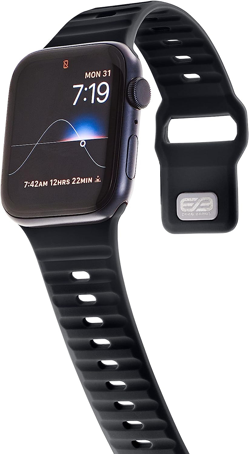 EKKO BANDS Compatible with Apple Watch Band 49Mm 45Mm 44Mm 42Mm | Soft Silicone Replacement Strap for Iwatch Series 8 7 6 5 4 3 2 1 SE Ultra Watch Band - Breathable Sport Band for Men & Women  EKKO BANDS   