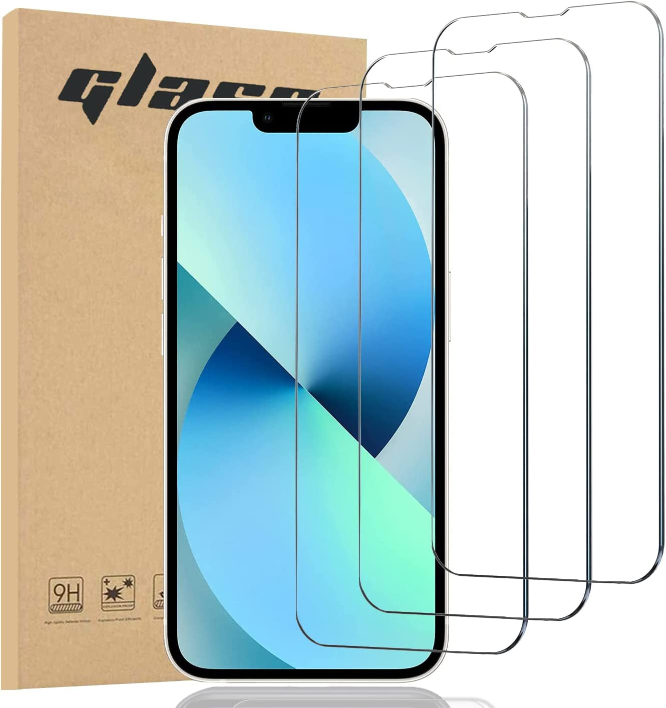 AVOAR 3 Pack Screen Protector for Iphone 11 / Iphone XR, for Iphone 11 Screen Protector, 6.1 Inch HD Clear Tempered Glass Full Screen Case Friendly, Anti-Scratch, Bubble Free, Case-Friendly  AVOAR iPhone 14/13/13 Pro 6.1''  