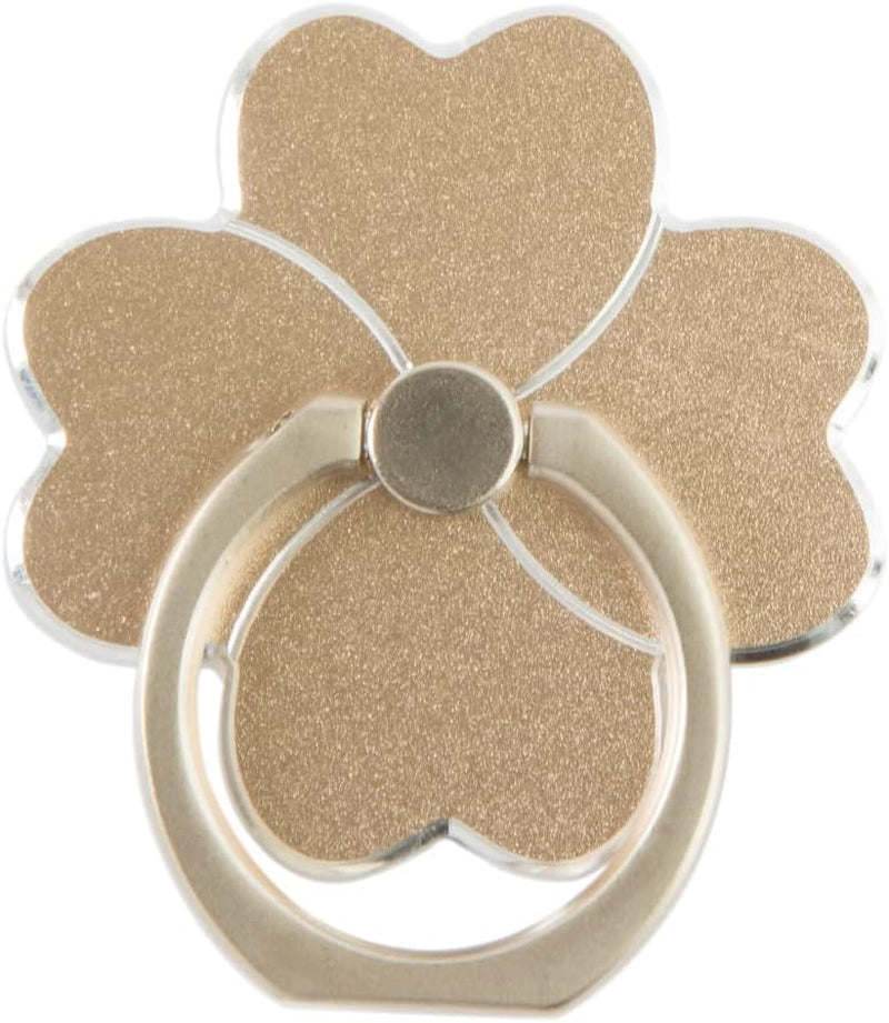 Lucky Grass Metal Cell Phone Ring Holder for Hand, Zinc Alloy Phone Back Ring Grip for Finger or Case (Gold)  SUNURS   