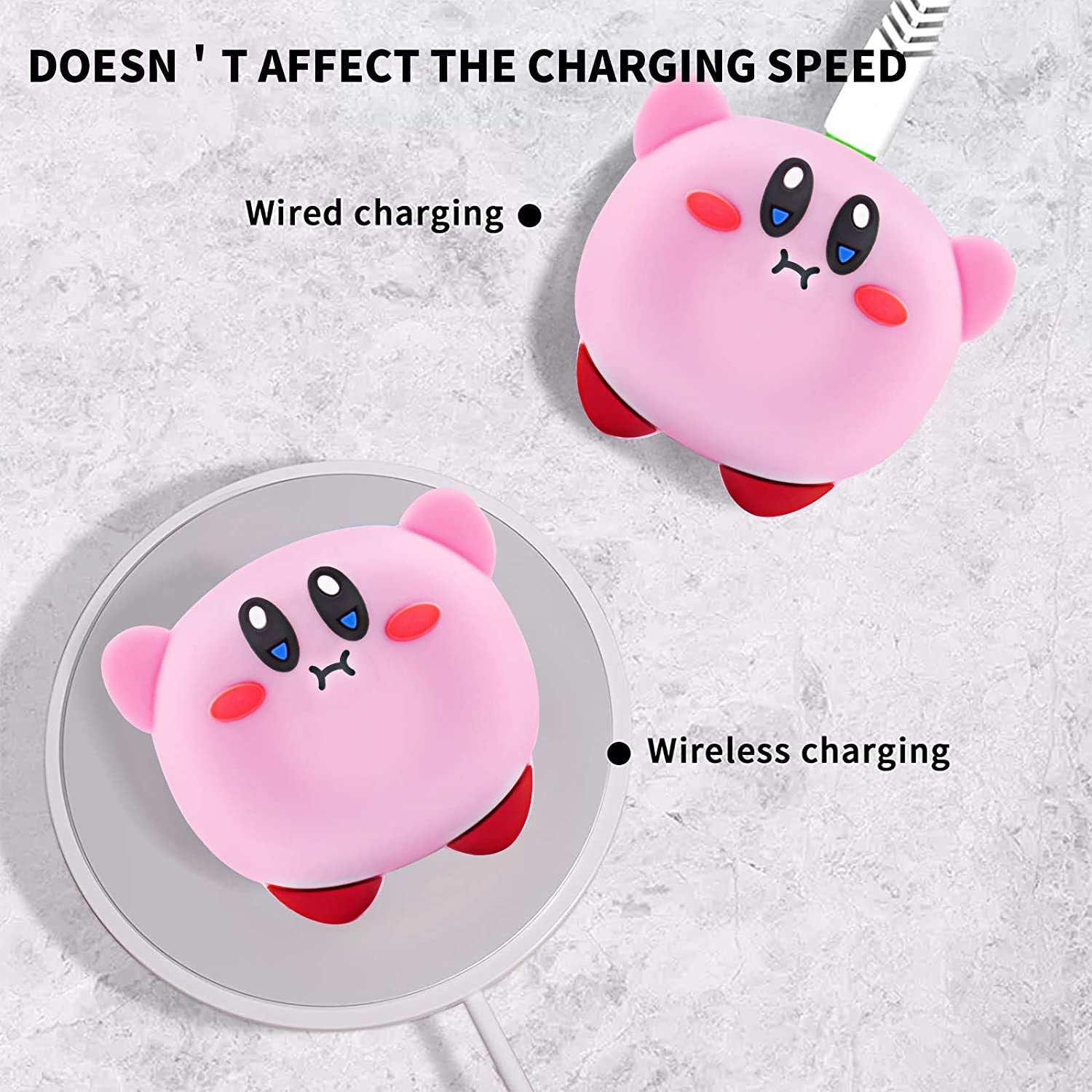 Cute Cover for Galaxy Buds Pro Case/Galaxy Buds 2 Case/Galaxy Buds Live Case, Alquar 3D Cartoon Anime Design Shockproof Silicone Protective Cover for Samsung (New Star Kabi)  Alquar   