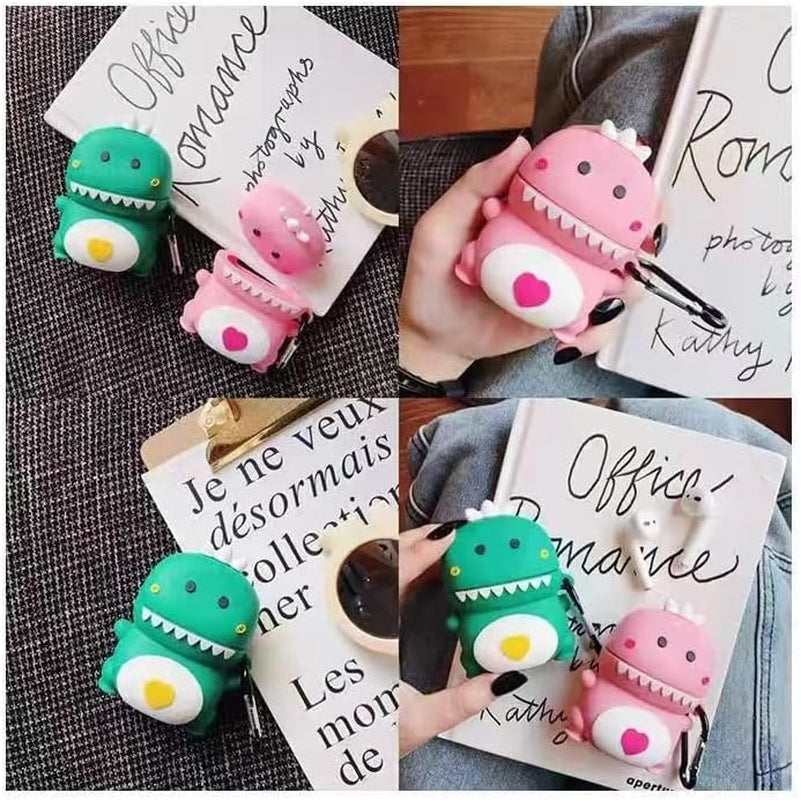 Xuyoz Airpods Case Cover, Cute 3D Cartoon Silicone Airpod Protective Skin Air Pod Case Funny Cover Airpod 2 Case with Keychain for Girls Women Men Compatible with Airpods Charging Case 1& 2  Xuyoz   