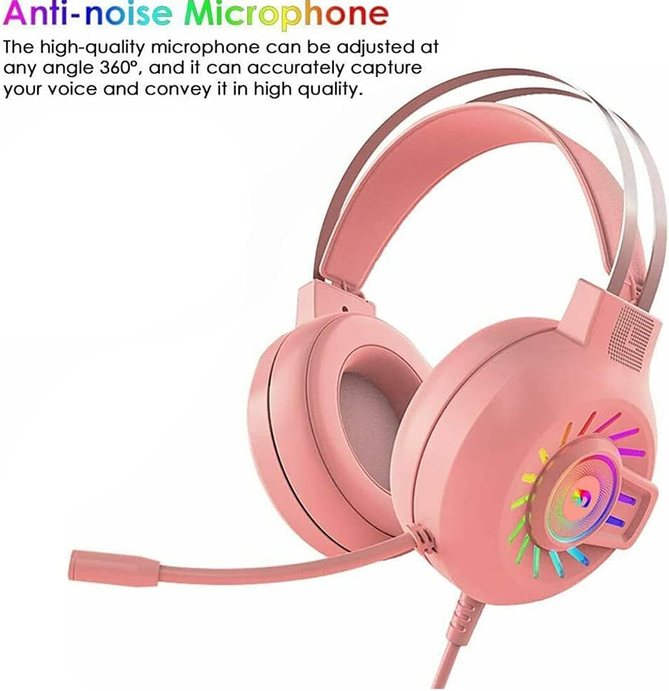 Wired Headphone Headset Gaming Headphone Bass Stereo 3D Sound with Mic anti Noise for Smartphone  ChengXiang   