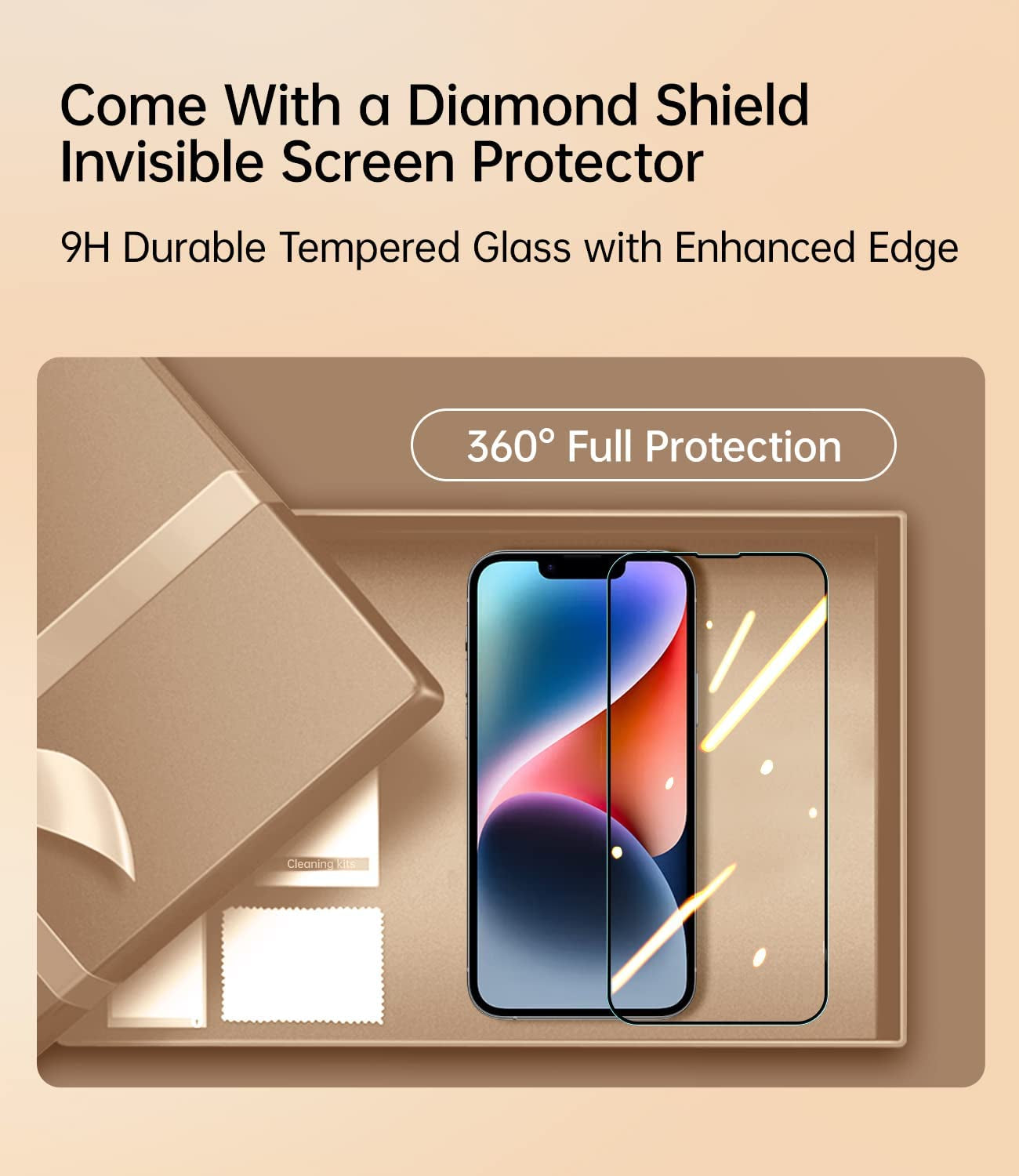 JUESHITUO Magnetic Matallic Glossy Clear for Iphone 14 Case with Full Camera Cover Protection [No.1 Strong N52 Magnets] [Military Grade Drop Protection] for Women Girls Phone Case (6.1")-Sierra Blue  JUESHITUO   