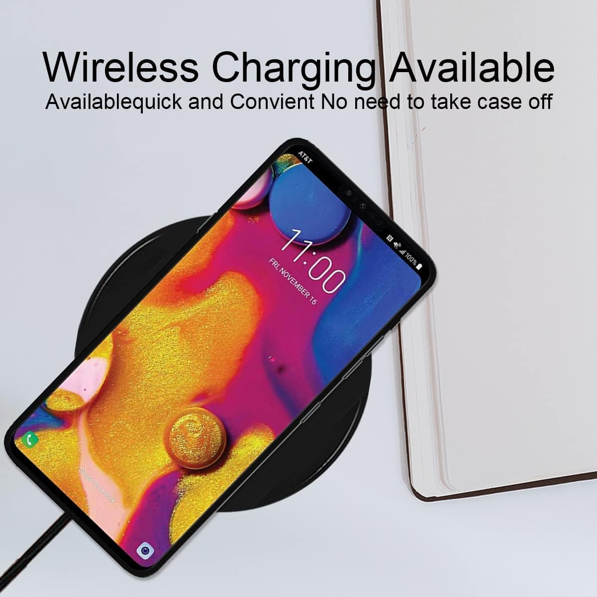 Zaztify Phone Case for LG V40 Thinq, Lovely Irregular Dark Pink Love Heart Lovecore Aesthetic Cute Pattern Shockproof Protective Anti-Slip Thin Slim Soft Phone Cover Shell  zaztify   