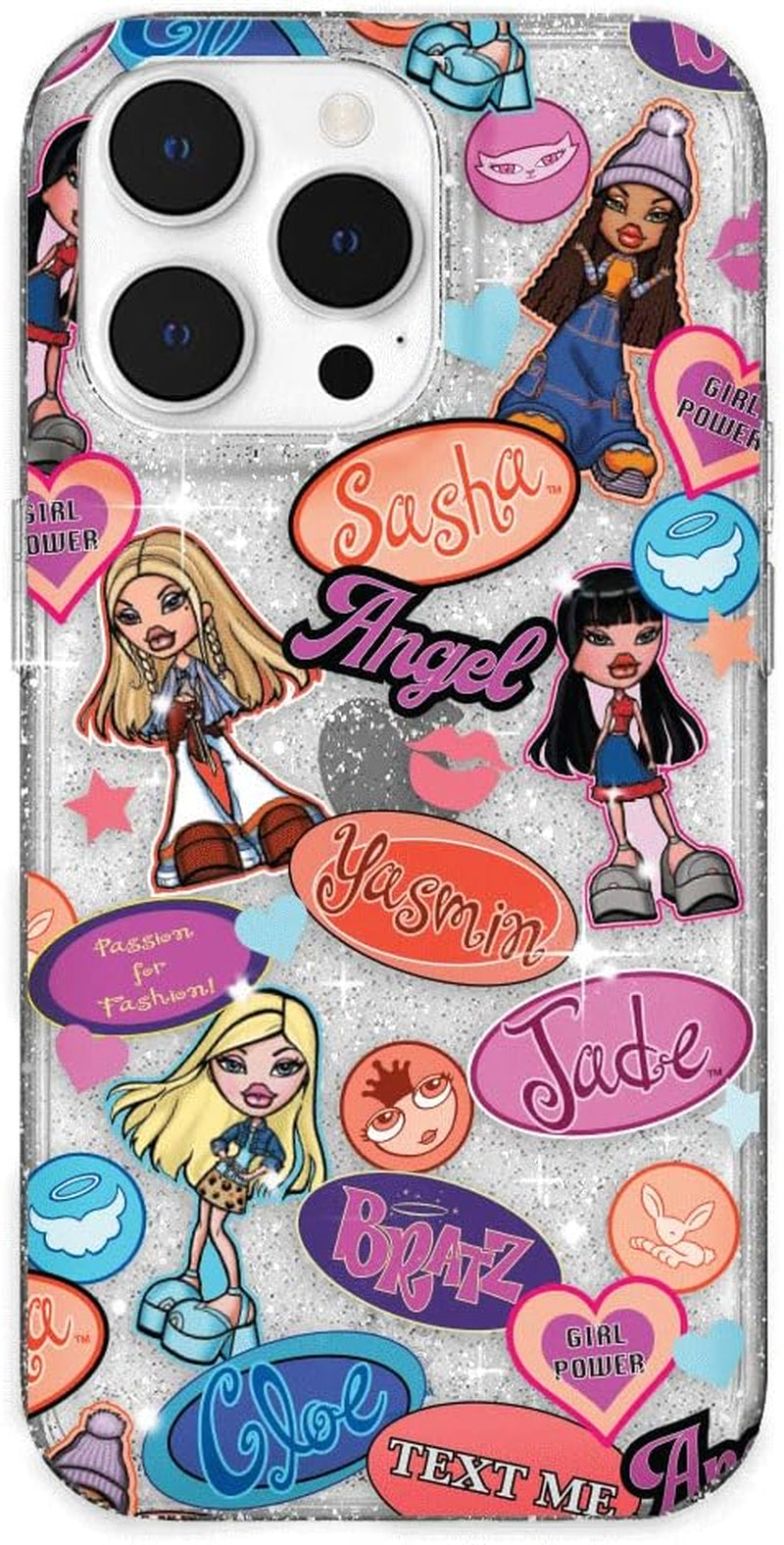 Velvet Caviar X Bratz Designed for Iphone 14 Pro Max Case for Women [8Ft Drop Tested] Cute Protective Bratz Dolls Accessories Phone Cases - Clear Glitter  Velvet Caviar   