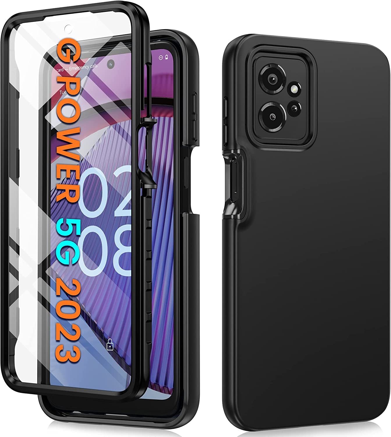 FNTCASE for Motorola Moto G-Power-5G 2023 Case: Moto G 5G 2023 Cell Phone Case - Protective Silicone Phone Cover Cases - Full Protection Matte Shockproof Rubber Mobile Covers  FNTCASE   
