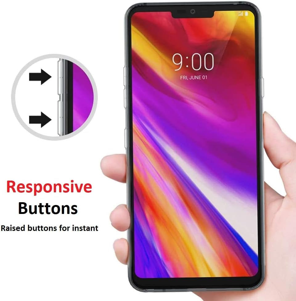 Vultic Clear Case for LG G7 Thinq, Soft Slim Fit Shockproof TPU Lightweight Thin Transparent Cover  Vultic   