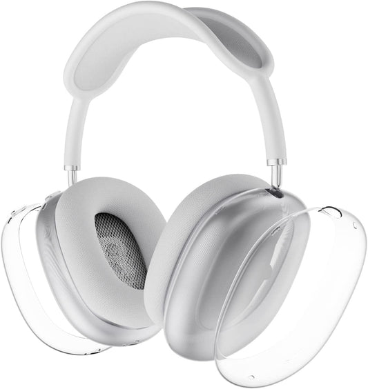 Fottos Case Cover Protective for Airpods Max Headphones, Compatible with Apple Airpods Max, Protective Silicone Sleeve Case for Air Pods Max Headphone（Transparent）  Fottos   