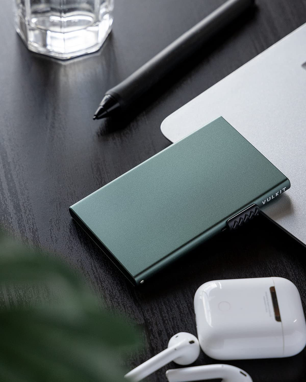 VULKIT Minimalist Credit Card Holder Pop up Cards RFID Protection Slim Metal Wallet  VULKIT   