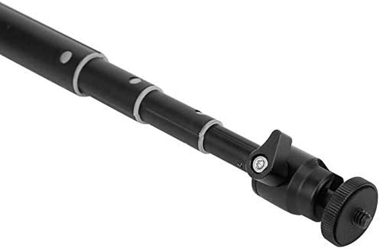 4 Sections Selfie Stick Telescopic Wireless Remote and Tripod Stand Selfie Stick, Ballhead Selfie Stick Tripod for Phone Vlog Video Shooting Live 1/4'' Screw Hole  Walfront   