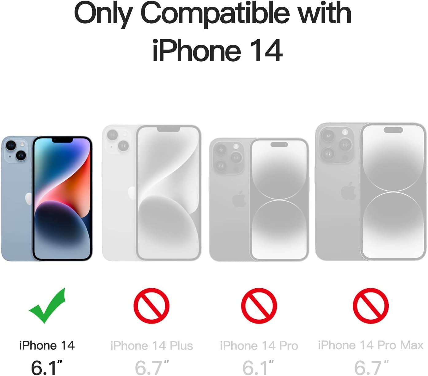 Jetech Magnetic Case for Iphone 14 6.1-Inch Compatible with Magsafe, Translucent Matte Back Slim Shockproof Phone Cover (Sky Blue)  JETech   