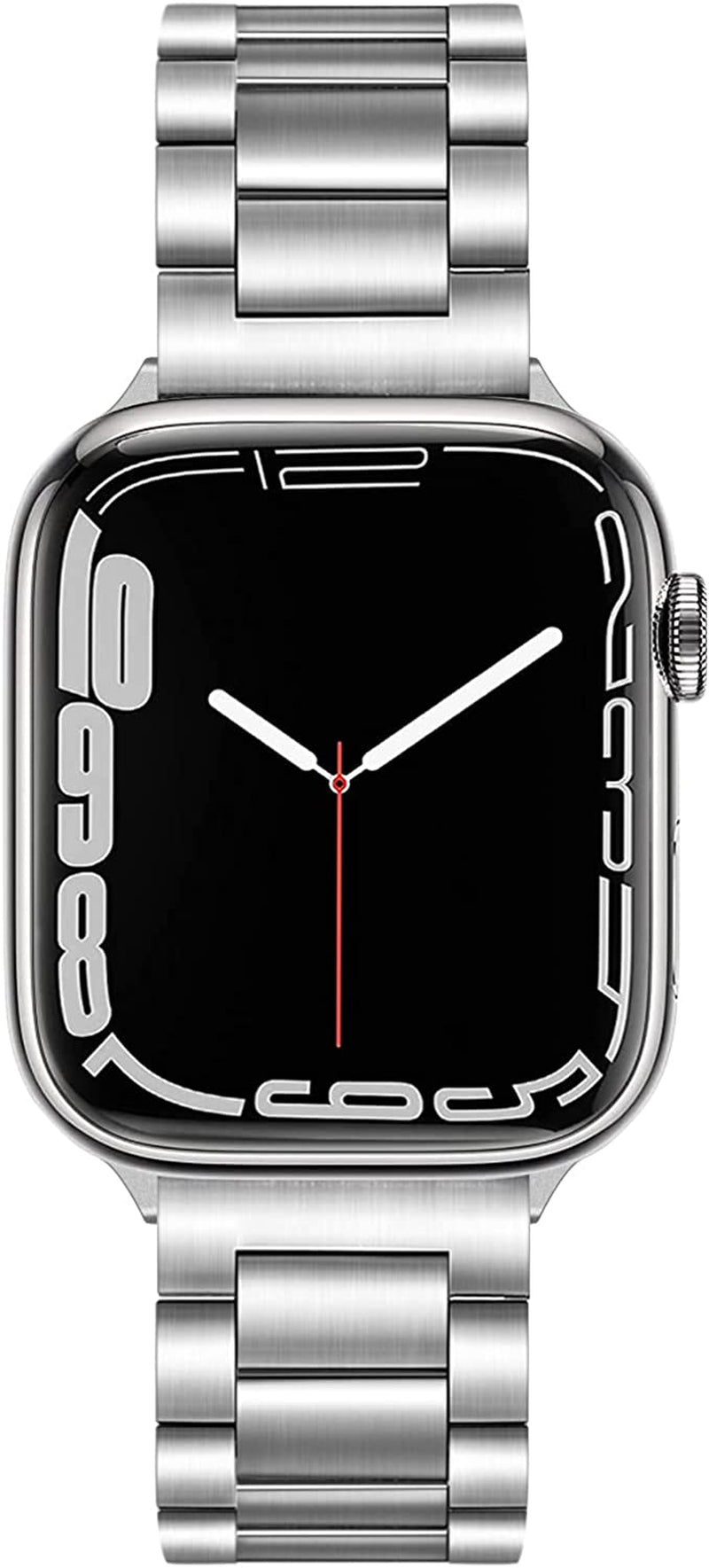 Trumirr Band for Apple Watch Series 8 7 41Mm Silver, Solid Stainless Steel Watchband Replacement Strap for Iwatch SE Series 8 7 6 5 4 3 2 1 41Mm 40Mm 38Mm  TRUMiRR   