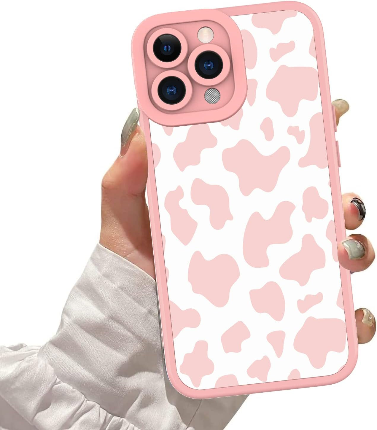 ZIYE for Iphone 11 Pro Max Case Cow Pattern Phone Case with Camera Protection,Silicone TPU Phone Protective Cover Cheetah Design Cases Compatible with Iphone 11 Pro Max 6.5 Inch  ZIYE Pink-Iphone 11 Pro Max  