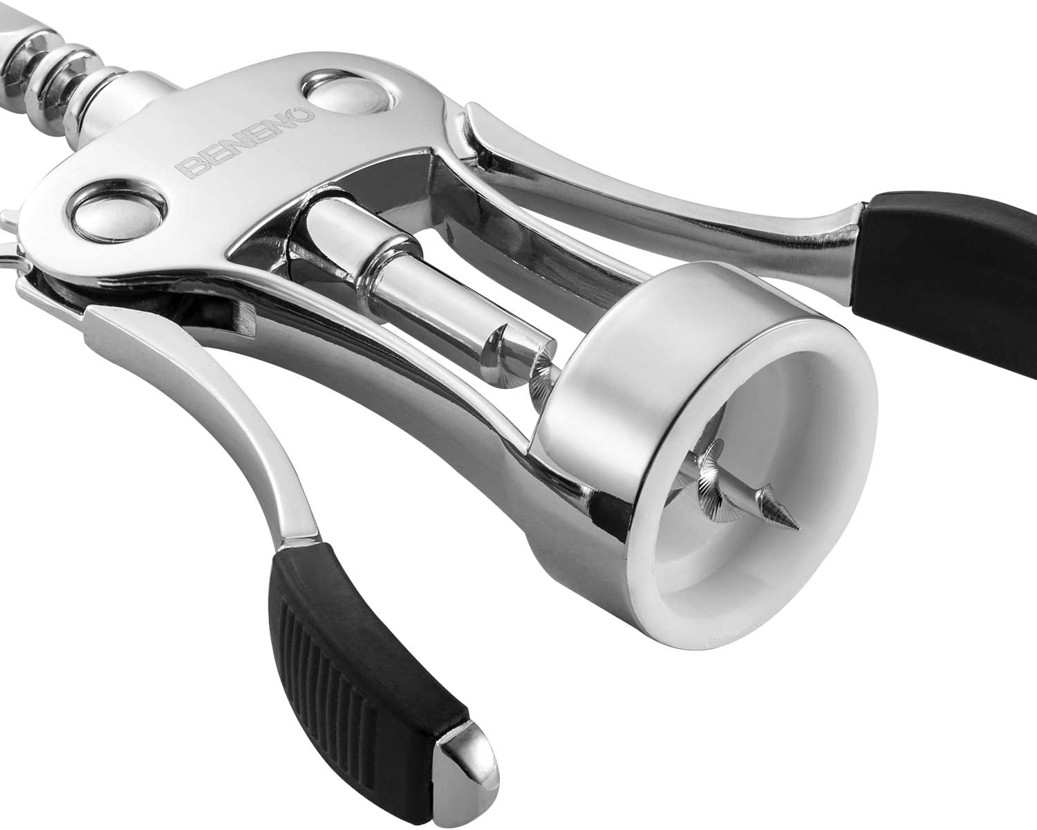 Wine Opener, Zinc Alloy Premium Wing Corkscrew Wine Bottle Opener with Multifunctional Bottles Opener, Upgrade  Beneno   