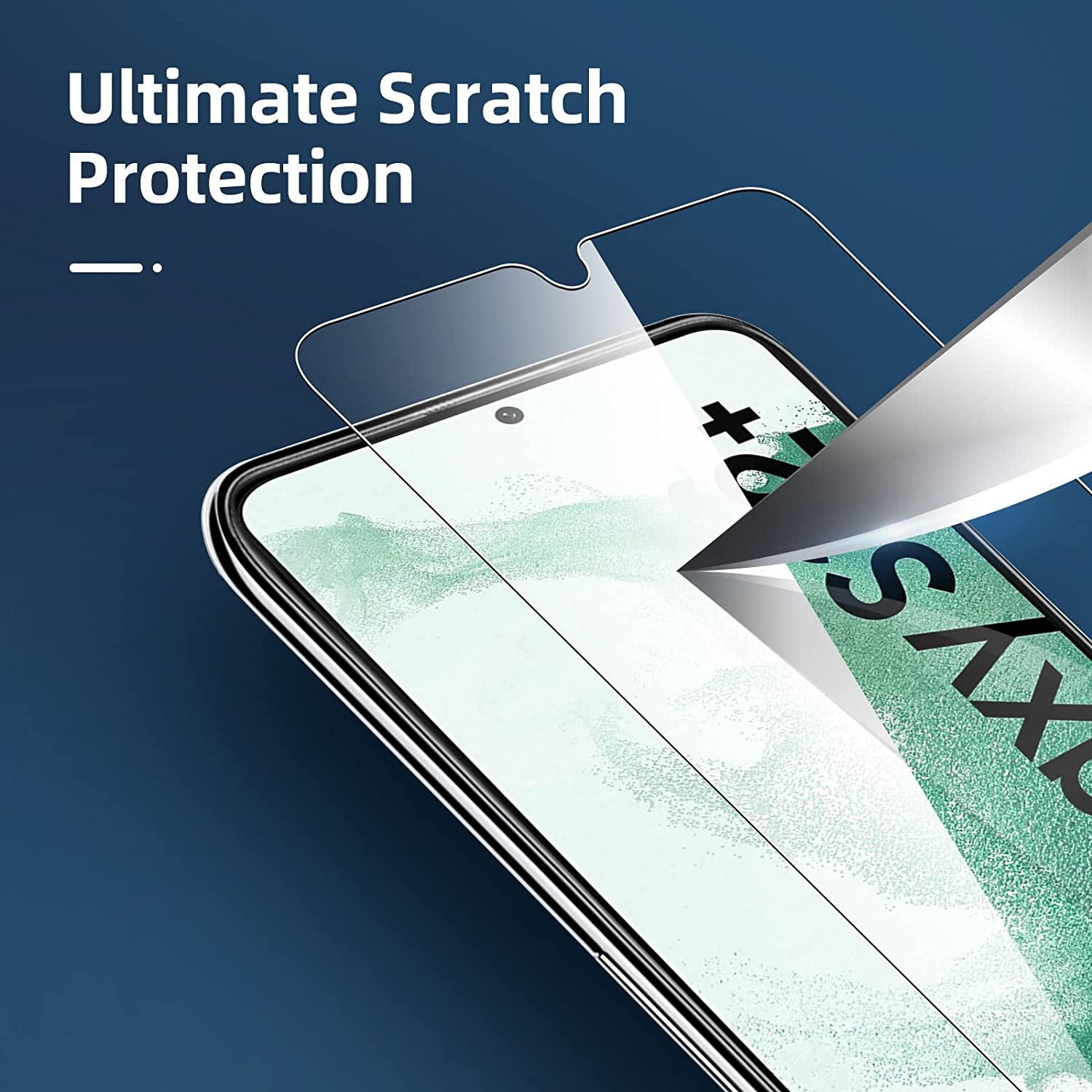 NEW'C [3 Pack] Designed for Samsung Galaxy S22 plus / S22 + Screen Protector Tempered Glass, Case Friendly Ultra Resistant  NEW'C   