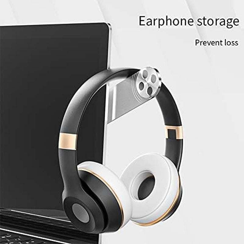 Magnetic Phone Holder for Laptop, Laptop Side Mount Clip Compatible with All Mobile Phone, Improve Office and Home Efficiency. (Rose Gold)  Duo Technology   